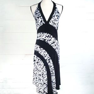 Candies Halter Floral Backless Hi/Low Dress